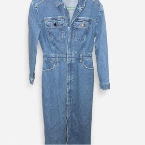 Universal Thread Blue Denim dress Jumpsuit